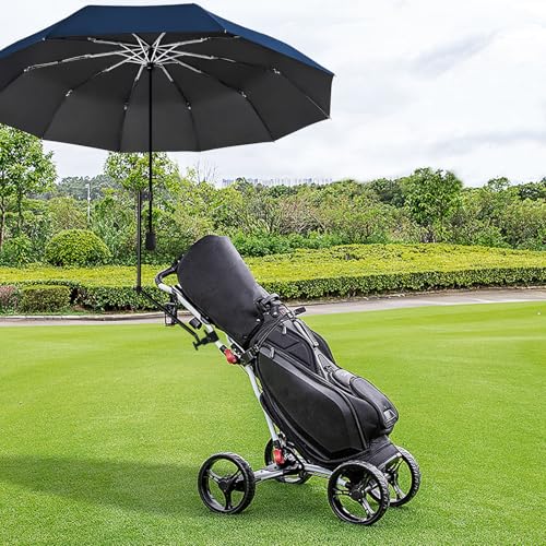 UPF 50+ Beach Umbrella with Adjustable Universal Clamp