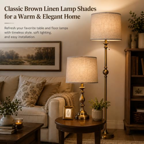 Drum Lamp Shades Set of 2