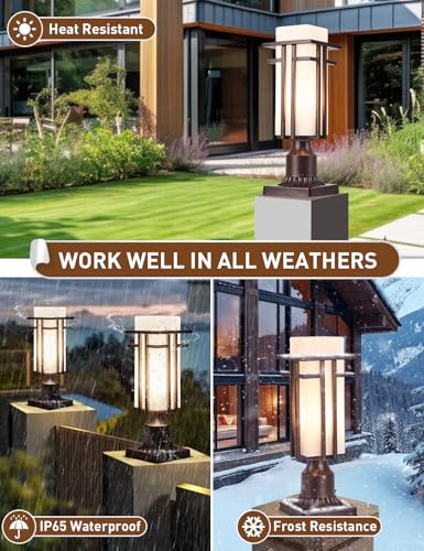 Oil Rubbed Bronze Outdoor Post Lights
