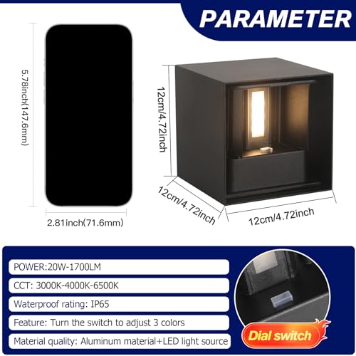 LED 20W Outdoor Wall Lights Exterior