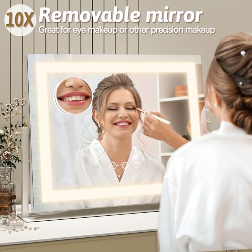 Vanity Mirror with Lights 22"x18"