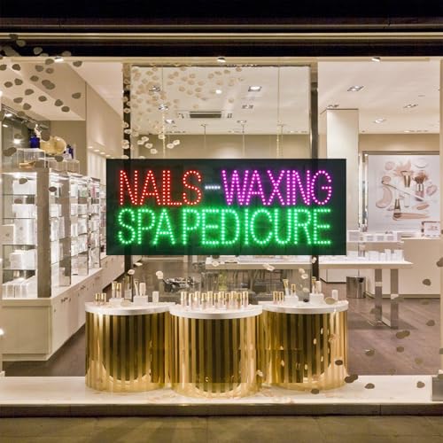 Nails Waxing Spa Pedicure Sign