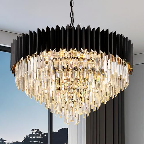 Luxury Crystal Chandelier Black Chandeliers
