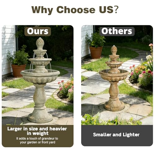 42.5" Water Fountain Outdoor