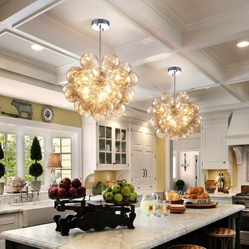 Champagne Bubble Ball Chandelier