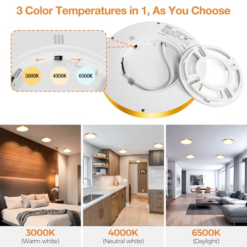 3 Pack Flush Mount Ceiling Light