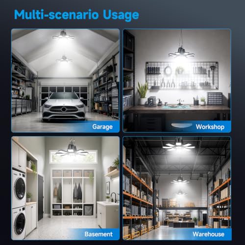 LED Garage Light Bulbs (8+1/Plug-in)