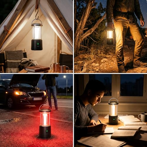 1100LM Battery Powered LED Camping Lantern