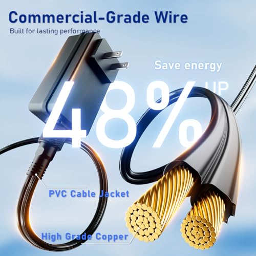 30FT Outdoor String Lights with Remote & Dimmable