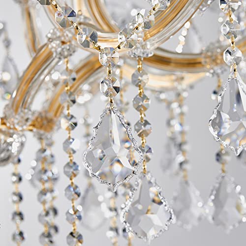 Modern Gold Crystal Chandelier Lighting