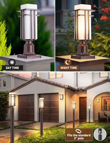 Oil Rubbed Bronze Outdoor Post Lights