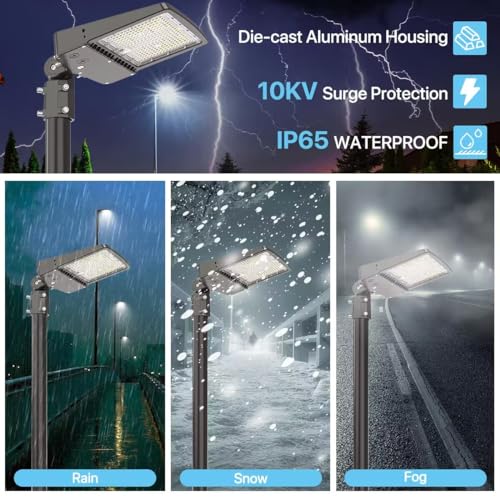 Parking Lot Light 200W (3 Count)