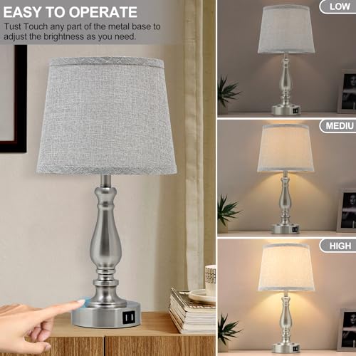 Table Lamps for Bedroom Set of 2 (2 Count)