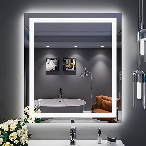 32"X36" LED Bathroom Mirror with Lights