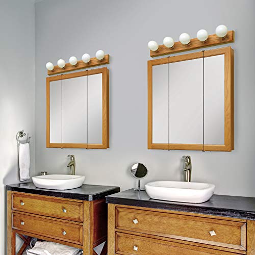 500215 5 Light Vanity Strip Light Contemporary Dimmable for Bathroom