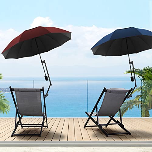 UPF 50+ Clamp‑on Golf Umbrella