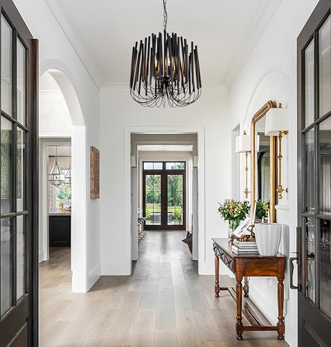 Modern Farmhouse Chandelier for Dining Room 18"