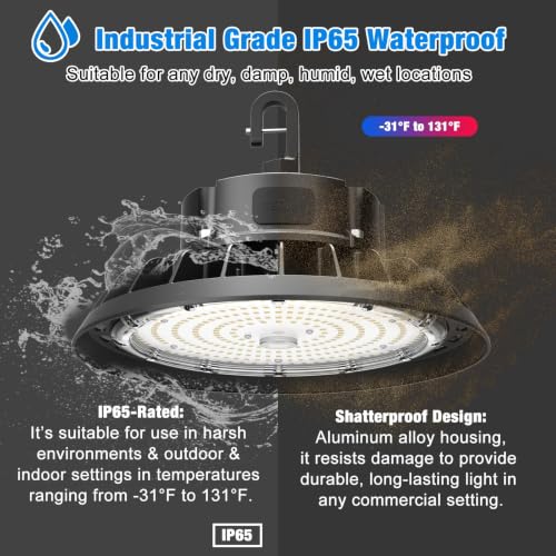 LED High Bay Light 100W 14000LM 5000K 1