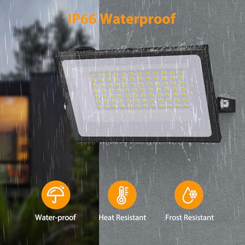 80W Flood Lights Outdoor (4 Count)