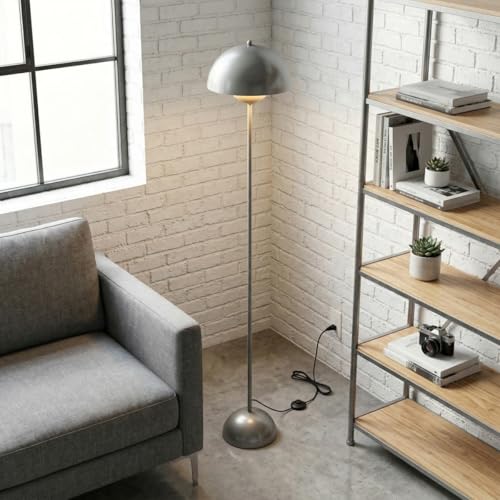 Mid Century Modern Metal Bud Floor Lamp for Home and Office
