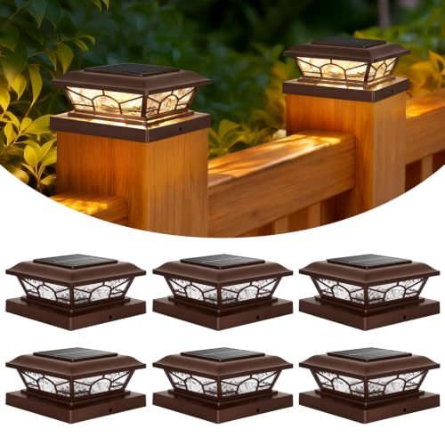 4x4 Post Solar Lights (6 Count)