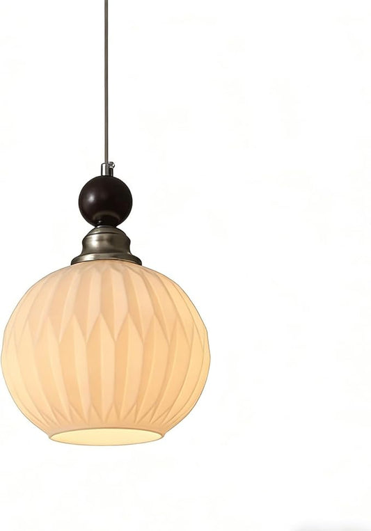 French Mid-Century Style Bedroom Bedside Chandelier — Wabi-Sabi Inspired Retro Post-Modern Pendant Light Ideal Lighting Fixture for Dining Rooms and Guesthouses