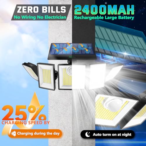 Solar Lights Outdoor Waterproof Motion Sensor (2 Count)