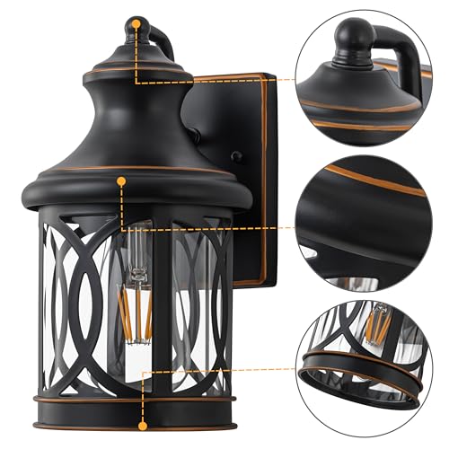 2 Pack Outdoor Wall Lights (2 Count)