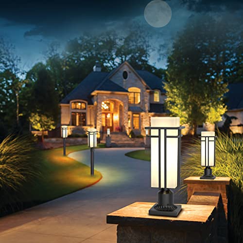 Outdoor Post Light Fixture Aluminum Lamp Posts Outdoor Lighting