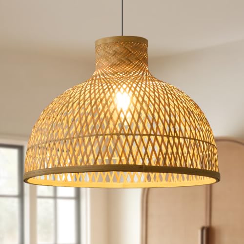 Natural Bamboo Pendant Light
