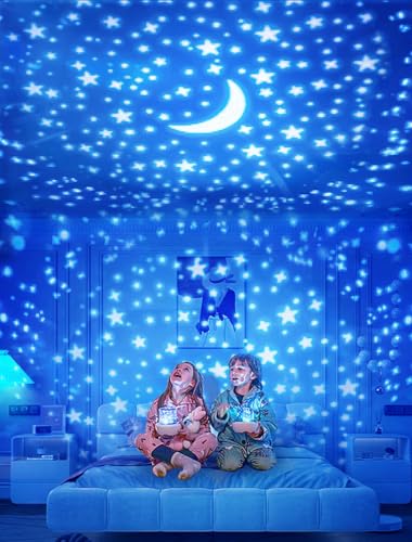 Projector Night Light for Kids + 21 Sets of Films