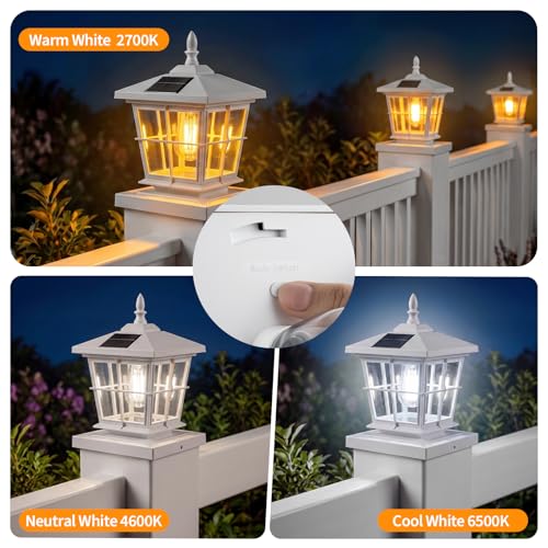 Solar Post Cap Light 4pack (4 Count)