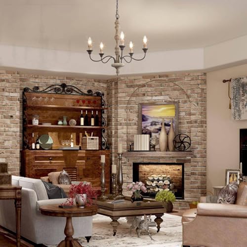 5 Light Farmhouse French Country Chandelier