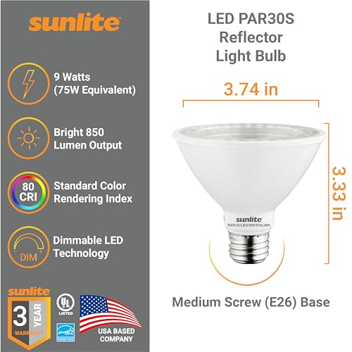 LED PAR30 Short Neck Flood Light Bulb (6 Count)