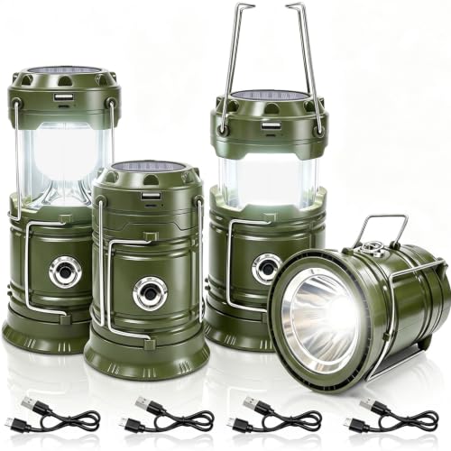 4 Pack Solar Camping Lantern (4 Count)