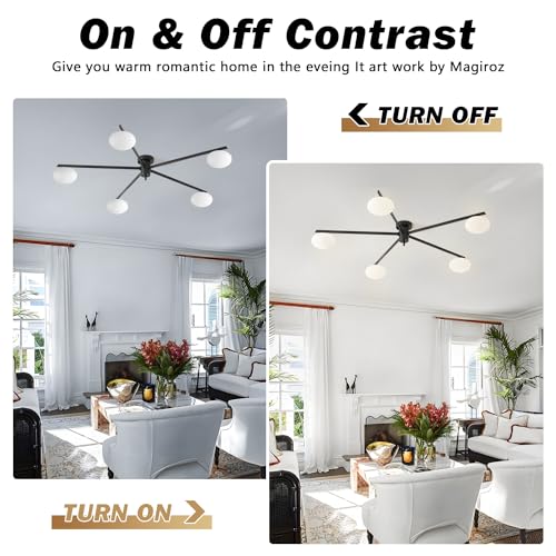 Sputnik Ceiling Light Fixture