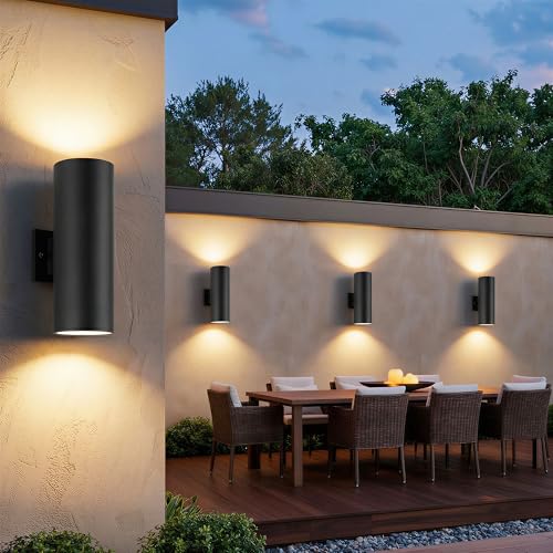 14" Modern Outdoor Porch Light in 2 Lights (4 Count)
