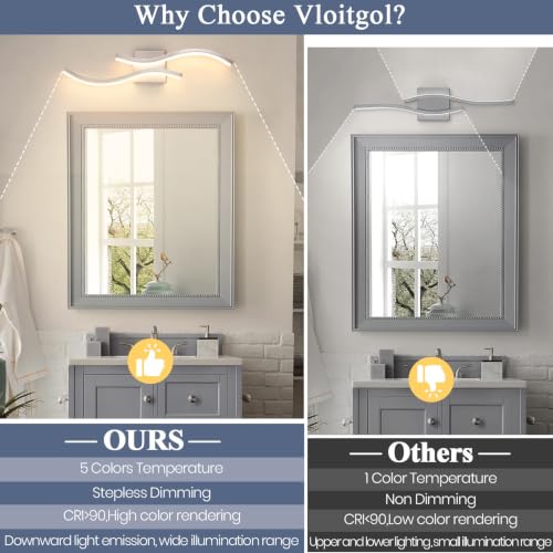 2 Pcaks Nickel Bathroom Vanity Light Fixture