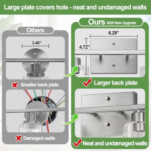 2 Light Bathroom Light Fixtures