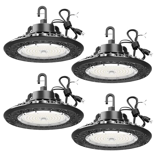 LED High Bay Light Super Bright Dimmable AC100 (4 Count)