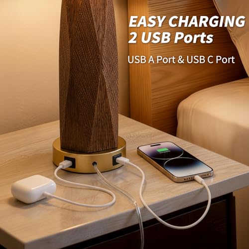 27.5" Table Lamps Set of 2 with USB (2 Count)