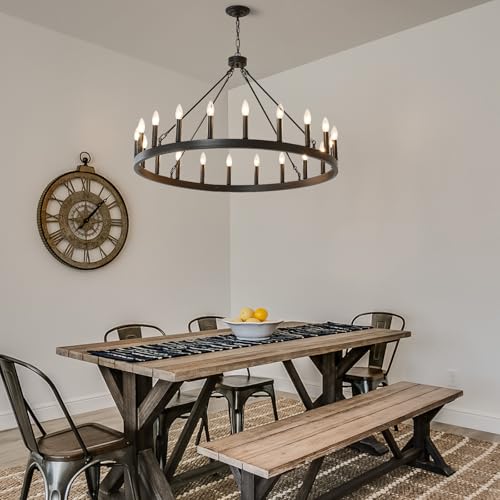 40 Inch Black Chandelier 20