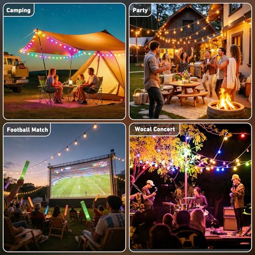 400FT RGB+IC Outdoor String Lights