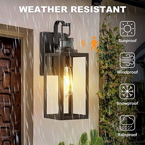 Motion Sensor Outdoor Wall Lantern