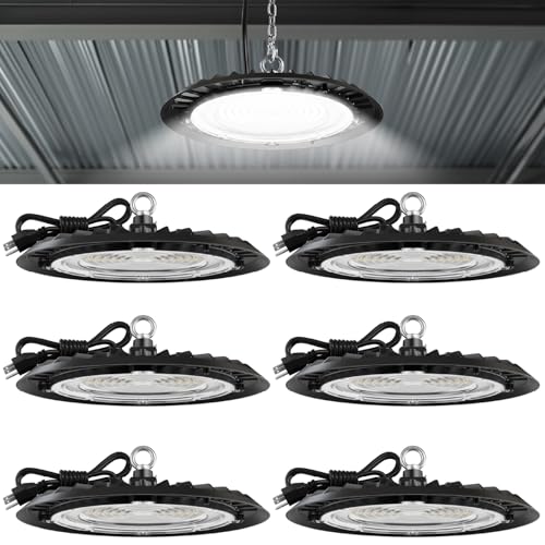 Sunco 6 Pack UFO LED High Bay Lights (6 Count)
