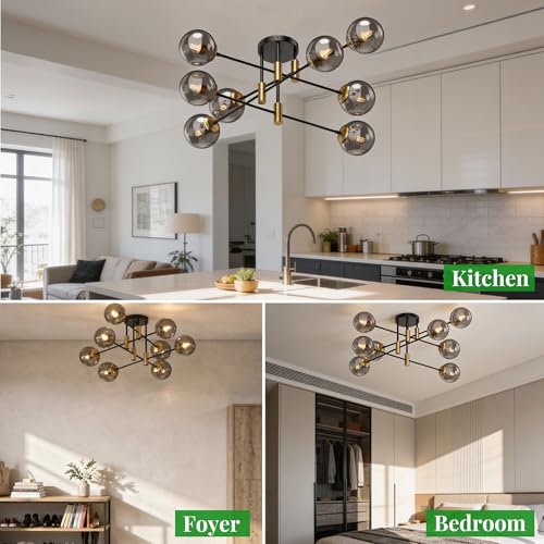 Modern Sputnik Chandelier