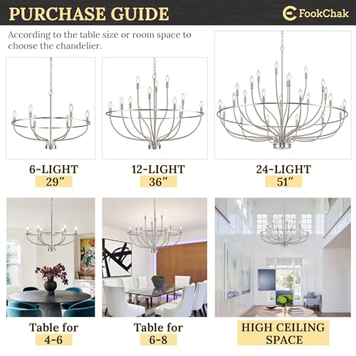 Brushed Nickel Chandelier