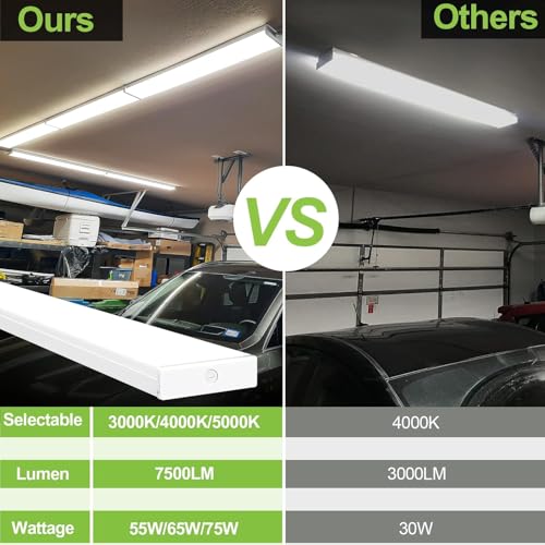 4FT LED Wraparound Light with 3 Wattages