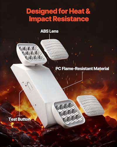 4 Pack Emergency Lights for Business