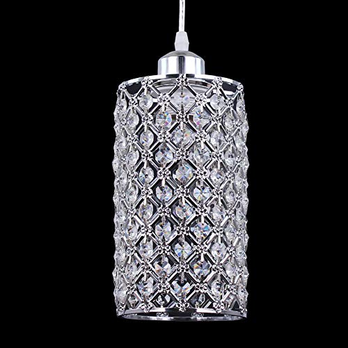 1 Light K9 Crystal Chandelier Pendant Light for Kitchen Island